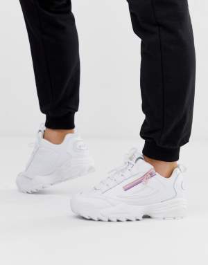 Fila disruptor 3 zip pink trainers sale