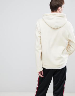 fila white line hoodie