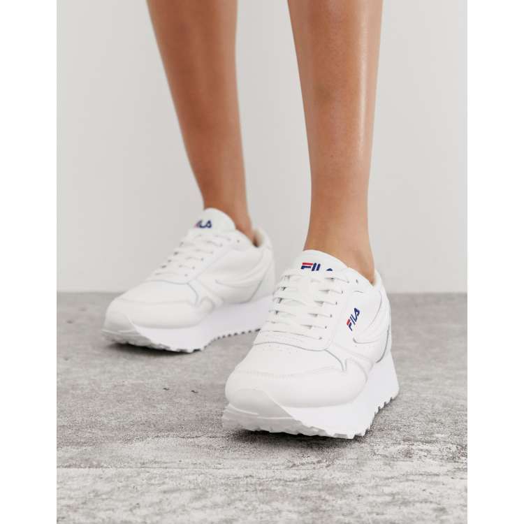 Fila White Orbit Zeppa L Sneakers ASOS