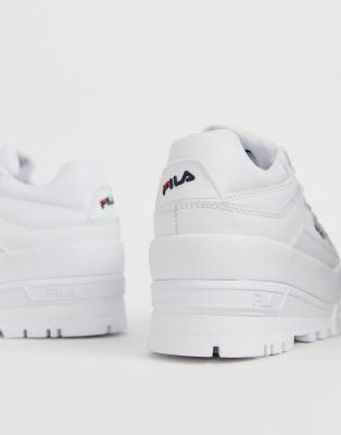fila white trailblazer wedge trainers
