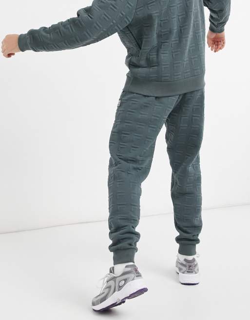 Fila jacquard 2025 fleece joggers