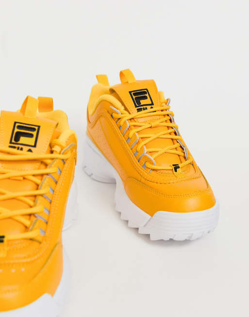 Fila disruptor mustard clearance yellow