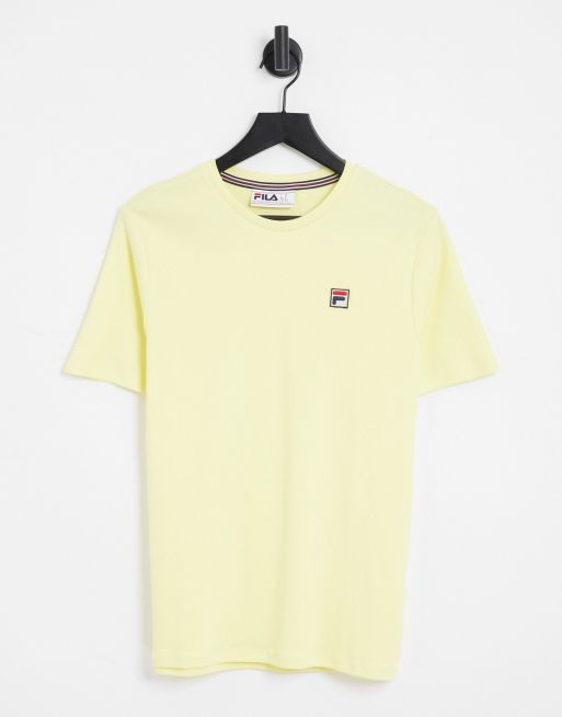 Fila – Żółty T-shirt z logo