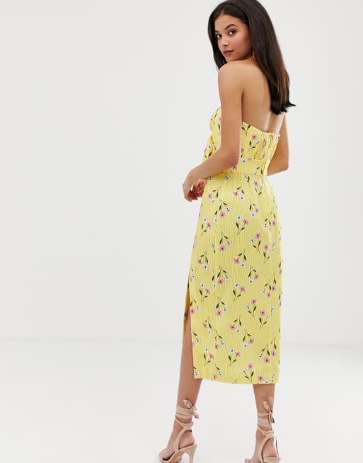 Finders keepers 2025 limoncello mini dress