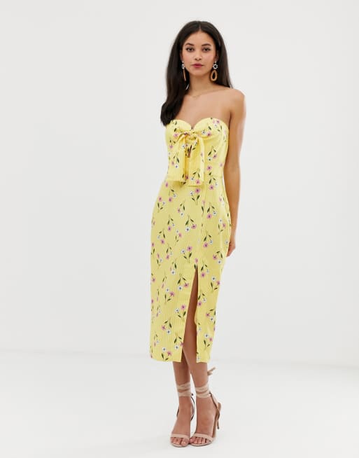 Finders keepers 2025 limoncello mini dress