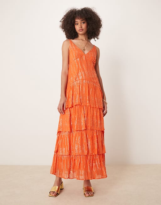 Marilyn Ruffle Strappy Back Dress Marilyn Ruffle Strappy Back Dress