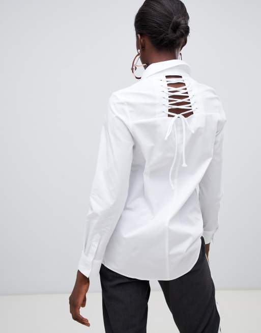 Finery - Grainger - Camicia asimmetrica stringata
