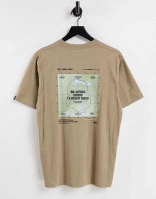 T-shirts et débardeurs Fingercroxx - Desert Storm - T-shirt à imprimé dans le dos - Taupe