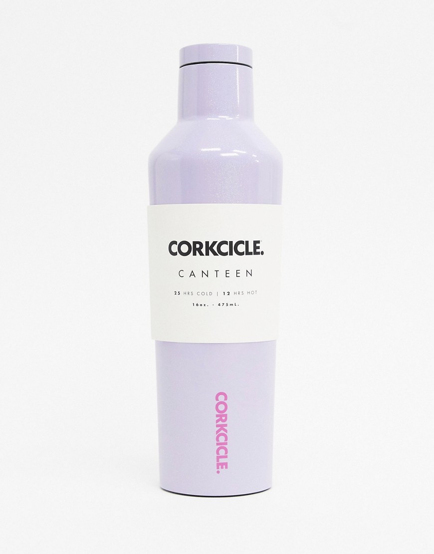 фото Фиолетовая бутылка для воды с голографическим эффектом 475 мл corkcicle-фиолетовый