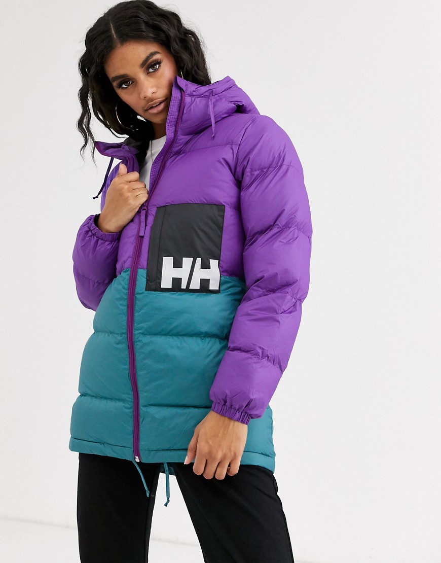 фото Фиолетовая дутая куртка helly hansen-фиолетовый