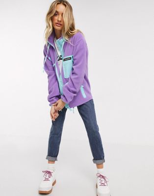 фото Фиолетовая флисовая куртка на молнии berghaus-фиолетовый