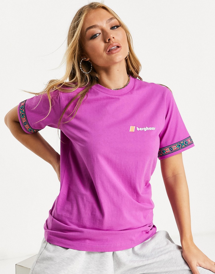 фото Фиолетовая футболка berghaus-фиолетовый