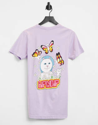 фото Фиолетовая футболка ripndip rainbow-сиреневый rip n dip