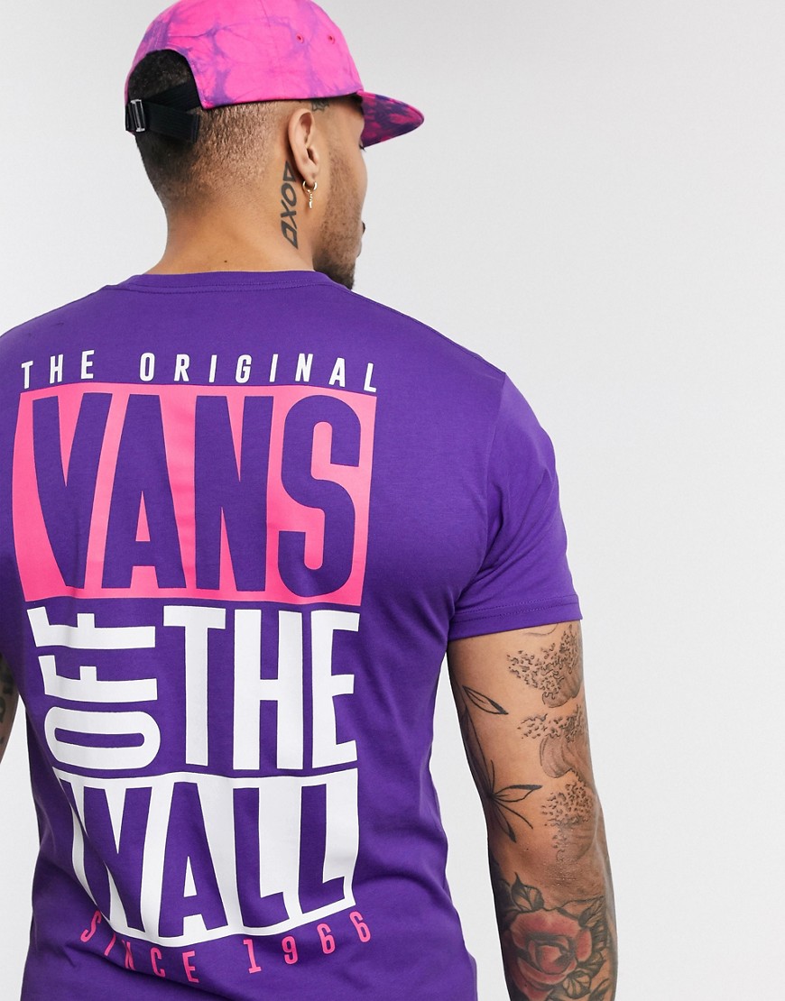 фото Фиолетовая футболка vans-фиолетовый