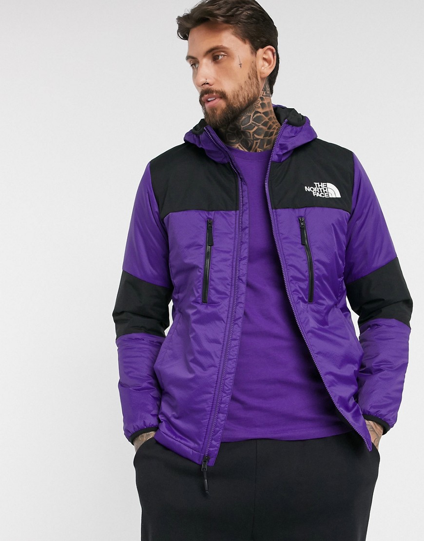 фото Фиолетовая куртка с капюшоном the north face-фиолетовый