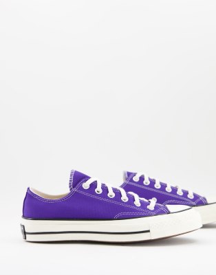 фото Фиолетовые кеды converse chuck 70 ox-фиолетовый цвет