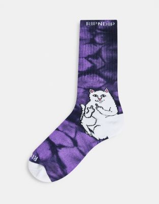 фото Фиолетовые носки ripndip lord nermal-фиолетовый цвет rip n dip