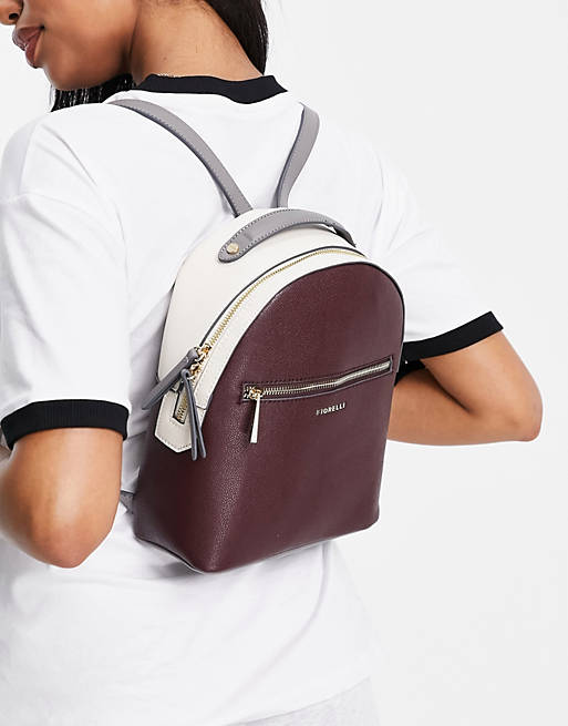 Fiorelli anouk backpack bag in oxblood mix