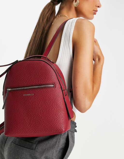 Fiorelli red clearance backpack