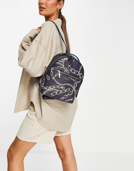 Fiorelli Anouk Rucksack mit Verona Ketten Print ASOS