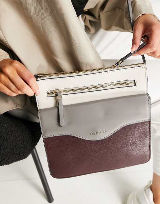 Fiorelli Blake crossbody bag in black grey and cream