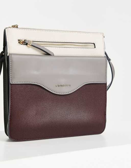 Fiorelli blake crossbody bag in black grey and cream