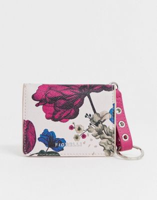 Fiorelli – Blommig minihandväska med dragkedja-Rosa