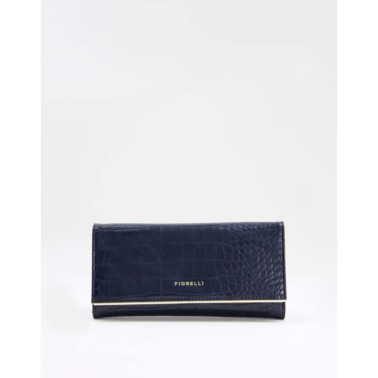 Fiorelli carmen purse in navy croc ASOS