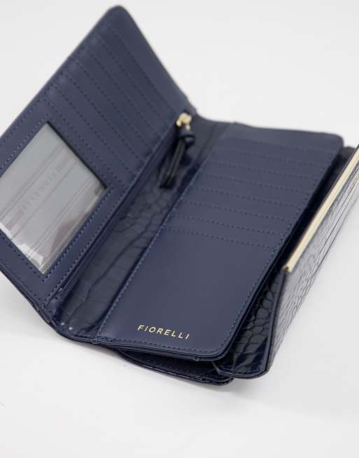 Fiorelli Carmen purse in navy croc ASOS