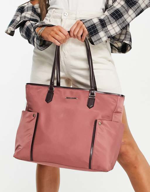 Fiorelli eloise large tote bag in dusty pink