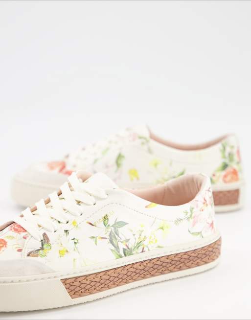 Floral trainers best sale