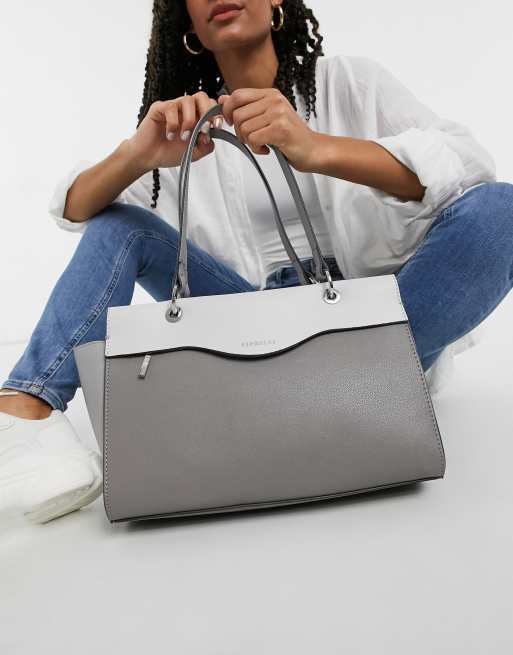 Fiorelli grey tote discount bag