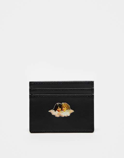 Fiorucci angels card holder in black