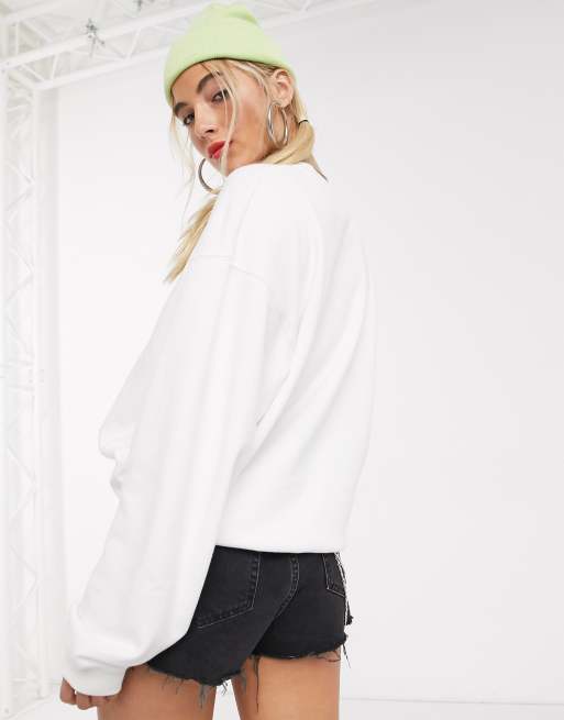 Fiorucci bunny sweatshirt in white