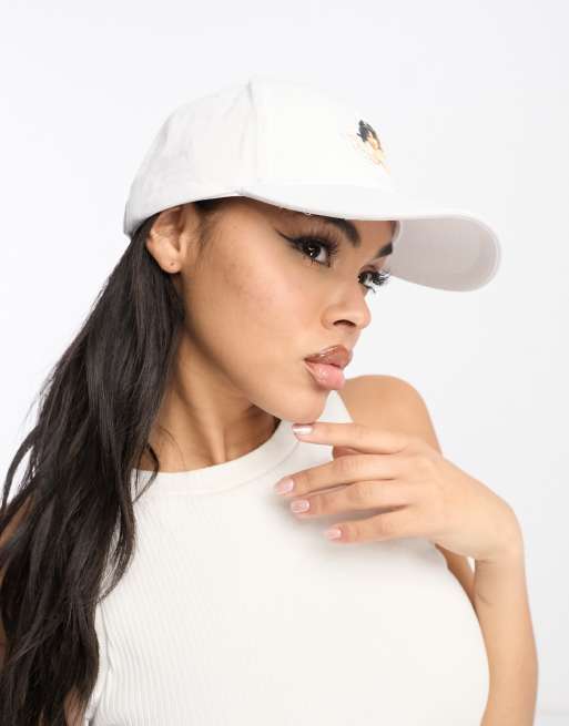 Fiorucci - Casquette en toile avec logo angelot brodé - Blanc, 2 de 4