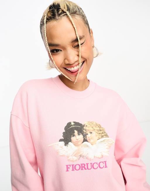 Fiorucci pink clearance sweatshirt