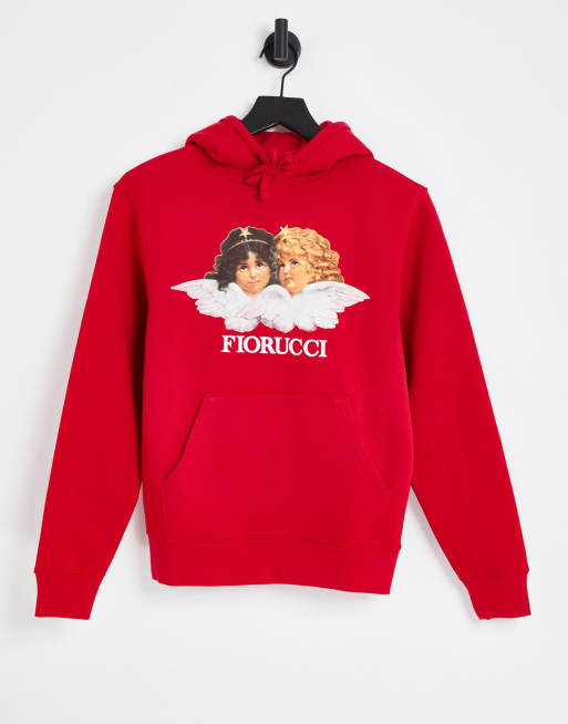 Fiorucci red hoodie new arrivals