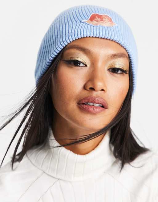 Fiorucci milano angel beanie in blue | ASOS