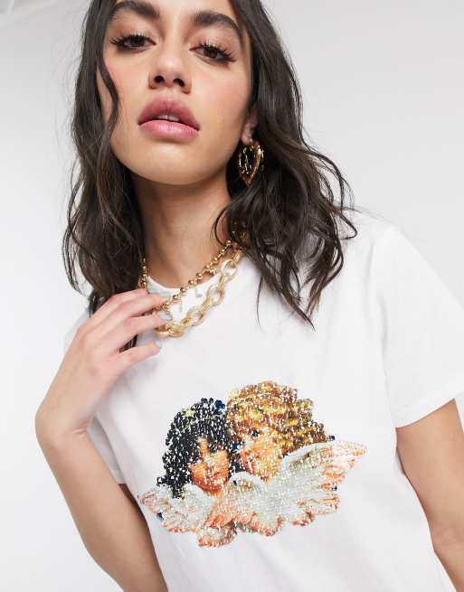 adidas x fiorucci angel t shirt