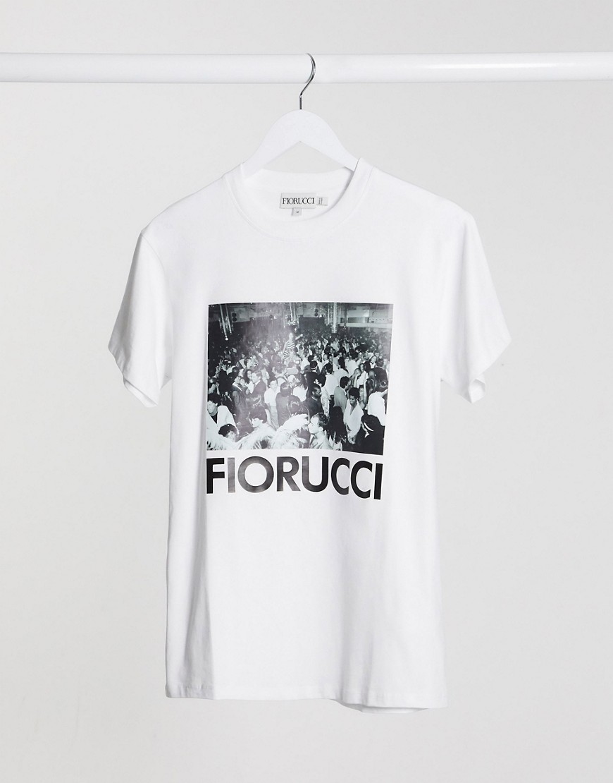 Fiorucci - Studio 54 - T-shirt in wit