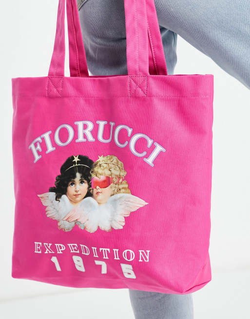 Fiorucci tote bag with retro ski angel graphic | ASOS
