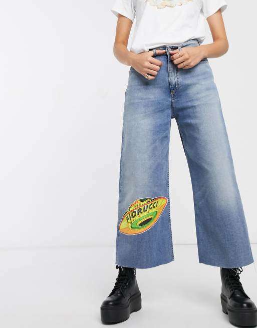 Fiorucci UFO angels Sara wide leg jeans | ASOS