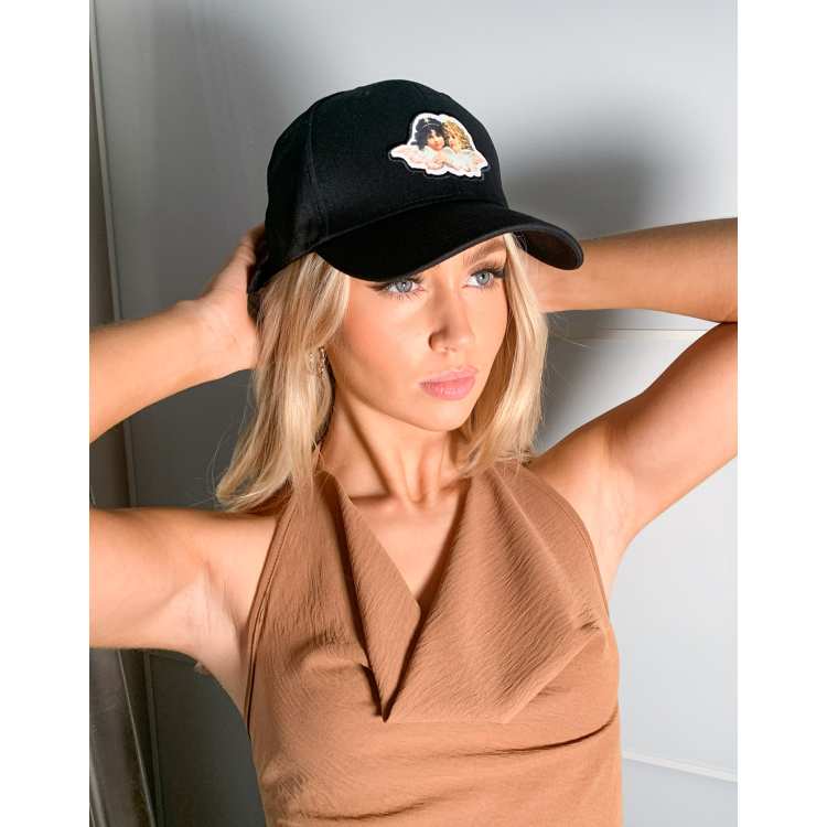 Fiorucci vintage angels logo cap in black | ASOS