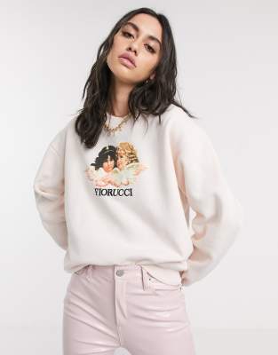 fiorucci pink sweatshirt