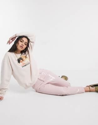 fiorucci pink sweatshirt