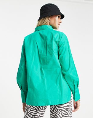 Aia - Camicia in cotone verde - Fire&Glory Camicia donna  - immagine3