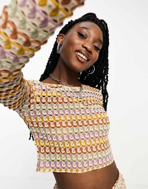 Crop top maniche lunghe zara sales