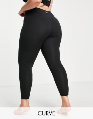 фото Фирменные леггинсы для йоги asos 4505 curve-черный