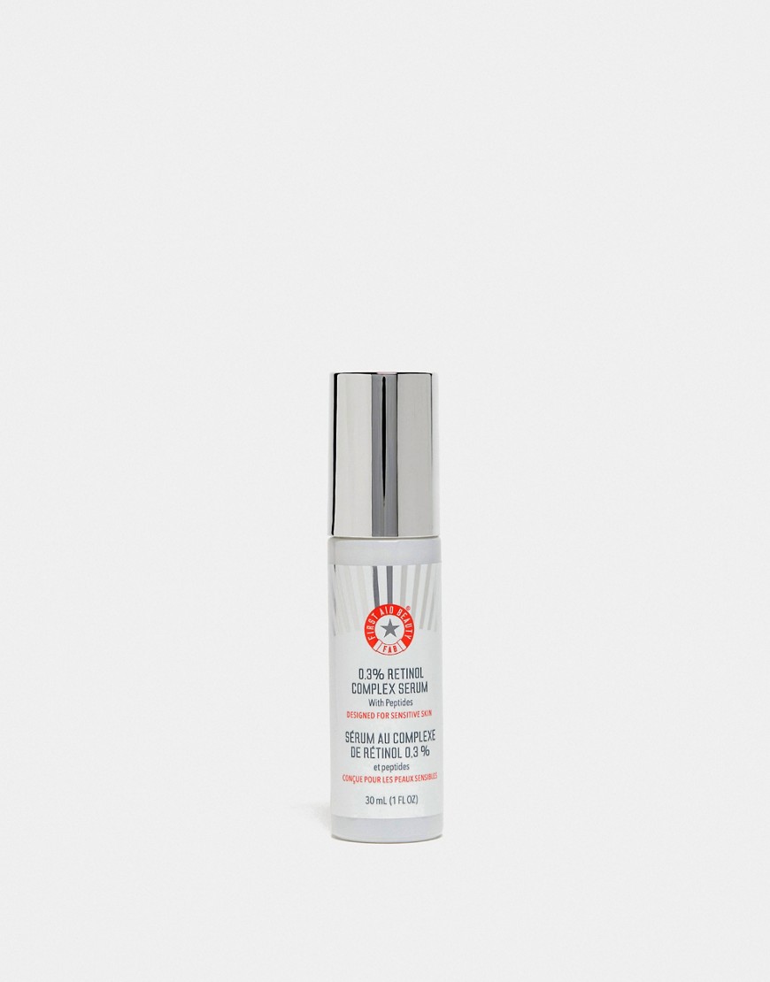 First Aid Beauty 0.3% Retinol Complex Serum with Peptides 30ml-No colour