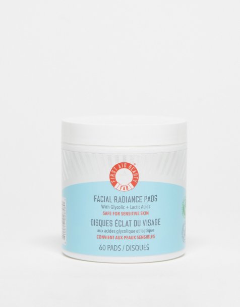 First Aid Beauty - Dischetti viso illuminanti con acido glicolico e lattico - 60 dischetti - view 1